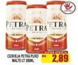 Supermercado leal Cerveja petra puro malte lt oferta