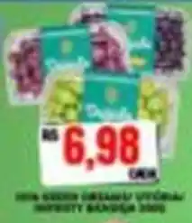Supermercado Porecatu Uva verde orgânica/ uva roxa/ uva preta oferta