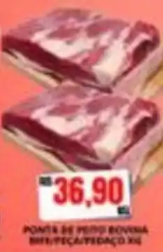 Supermercado Porecatu Ponta de peito bovina oferta