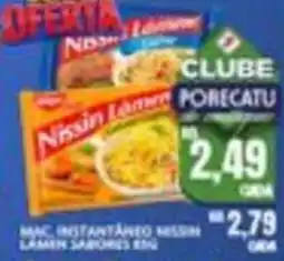Supermercado Porecatu Mac instantâneo nissin lamen saboroso egg oferta