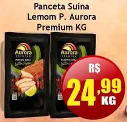 Supermercado Kibe Panceta Suína Lemom P. Aurora Premium KG oferta