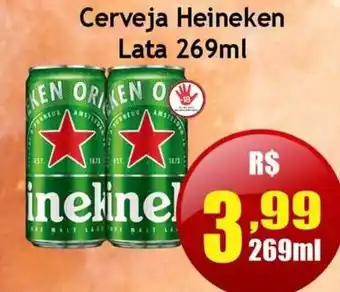 Cerveja Heineken Lata 269ml