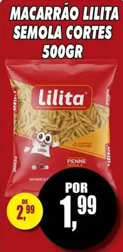 Supermercado leal Macarrão lilita semola cortes oferta