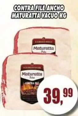 Supermercado leal Contra file ancho maturatta vacuo kg oferta