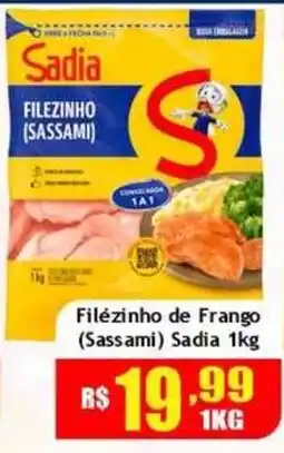 Supermercado Kibe Filézinho de frango (sassami) sadia oferta