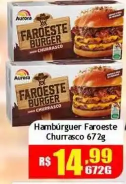 Supermercado Kibe Hambúrguer Faroeste Churrasco oferta