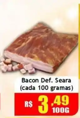 Supermercado Kibe Bacon Def. Seara oferta