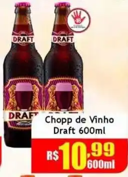 Supermercado Kibe Chopp de Vinho Draft oferta
