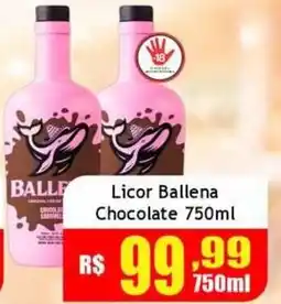 Supermercado Kibe Licor ballena chocolate oferta