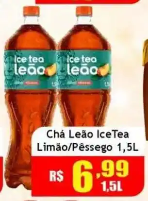 Supermercado Kibe Chá Leão IceTea Limão/Pêssego oferta