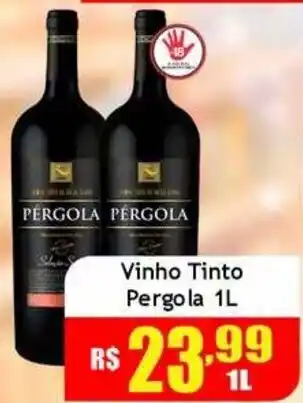 Vinho tinto pergola