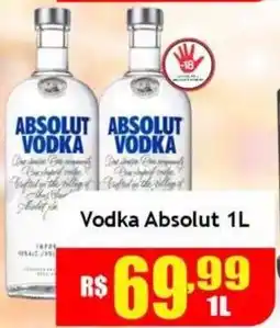 Supermercado Kibe Vodka absolut 1l oferta