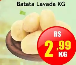 Supermercado Kibe Batata lavada kg oferta