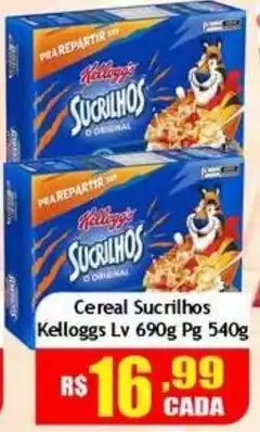 Supermercado Kibe Cereal Sucrilhos Kelloggs Lv oferta