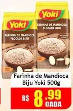 Supermercado Kibe Farinha de Mandioca Biju Yoki oferta