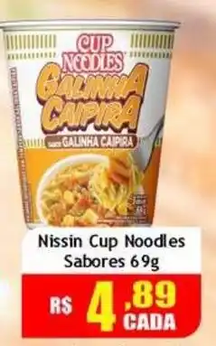 Supermercado Kibe Nissin cup noodles sabores oferta