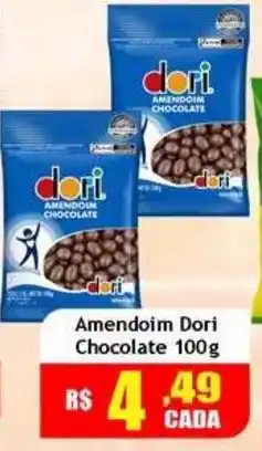 Supermercado Kibe Amendoim dori chocolate oferta