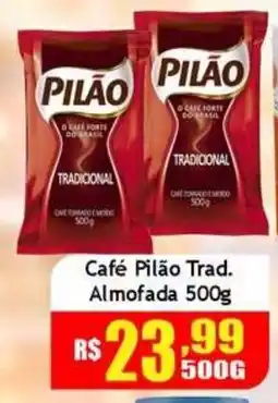 Supermercado Kibe Café Pilão Trad. Almofada oferta