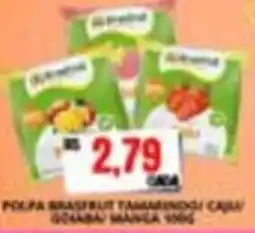 Supermercado Porecatu Polpa brasilfrut tamarindo caju goiaba manga oferta