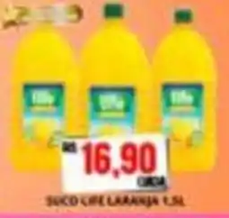 Supermercado Porecatu sucos life laranja 1,5l oferta