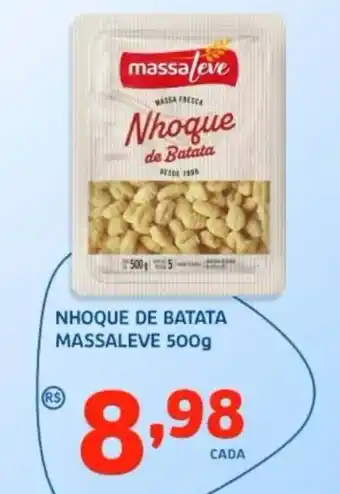 Nhoque de batata massaleve