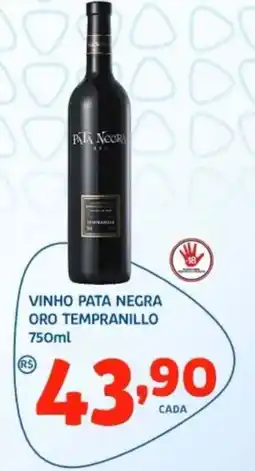 Bergamais Supermercados vinho pata negra oro tempranillo oferta
