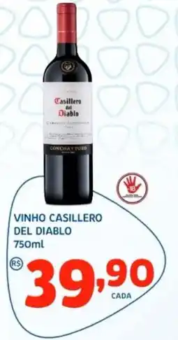 Bergamais Supermercados Vinho casillero del diablo oferta