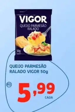 Bergamais Supermercados queijo parmesão ralado vigor oferta