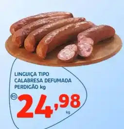 Bergamais Supermercados Linguiça tipo calabresa defumada perdigão oferta