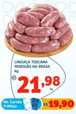 Bergamais Supermercados Linguiça Toscana Perdigão na Brasa oferta