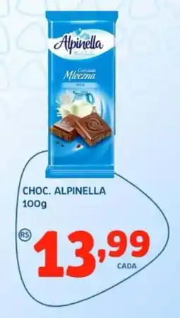 Bergamais Supermercados Choc. alpinella oferta