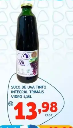 Bergamais Supermercados suco de uva tinto integral trimais oferta