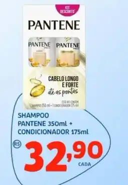 Bergamais Supermercados Shampoo pantene 350ml + condicionador 175ml oferta