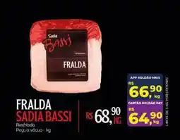 Roldão Sadia - fralda oferta