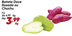 Dia Batata doce rosada ou chuchu oferta