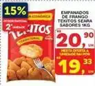 Roldão Seara - empanados de frango tekitos sabores oferta