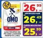 Roldão Omo - lava roupas em po lavagem perfeita oferta