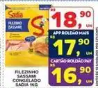 Roldão Sassami - filezinho congelado oferta