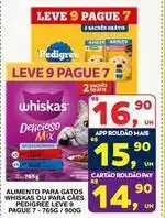 Roldão Pedigree - alimento para gatos whiskas ou para caes oferta