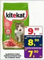 Roldão Kitekat - alimento para gatos mix de carnes oferta