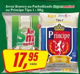 Rede Supermarket Arroz Branco ou Parboilizado Supermarket ou Príncipe Tipo 1 - 5Kg oferta