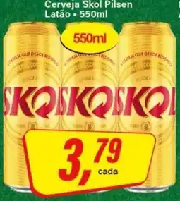 Rede Supermarket Cerveja Skol Pilsen oferta
