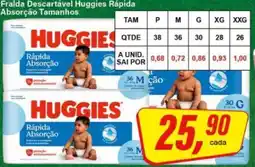 Rede Supermarket Huggies oferta