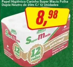 Rede Supermarket Papel Higiênico Carinho Super Macio oferta
