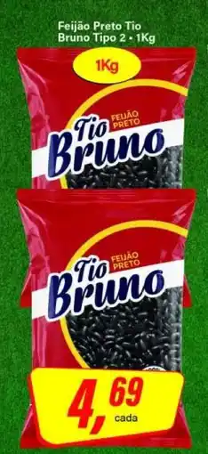 Rede Supermarket Feijão Preto Tio Bruno Tipo 2 • 1Kg oferta