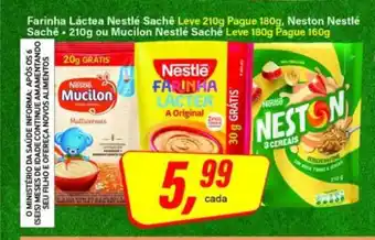 Rede Supermarket Farinha Láctea Nestlé Sachê oferta