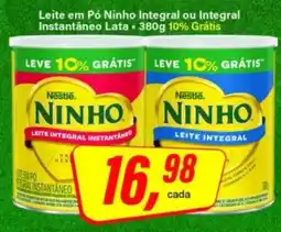 Rede Supermarket Leite em Pó Ninho Integral ou Integral Instantâneo Lata oferta