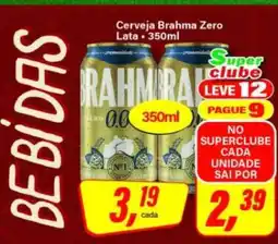 Rede Supermarket Cerveja Brahma Zero Lata oferta