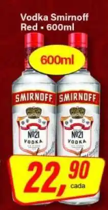 Rede Supermarket Vodka Smirnoff Red oferta