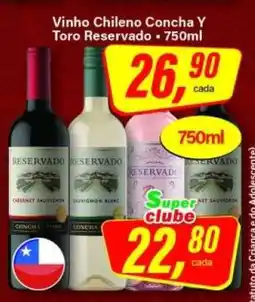 Rede Supermarket Vinho Chileno Concha Y Toro Reservado oferta